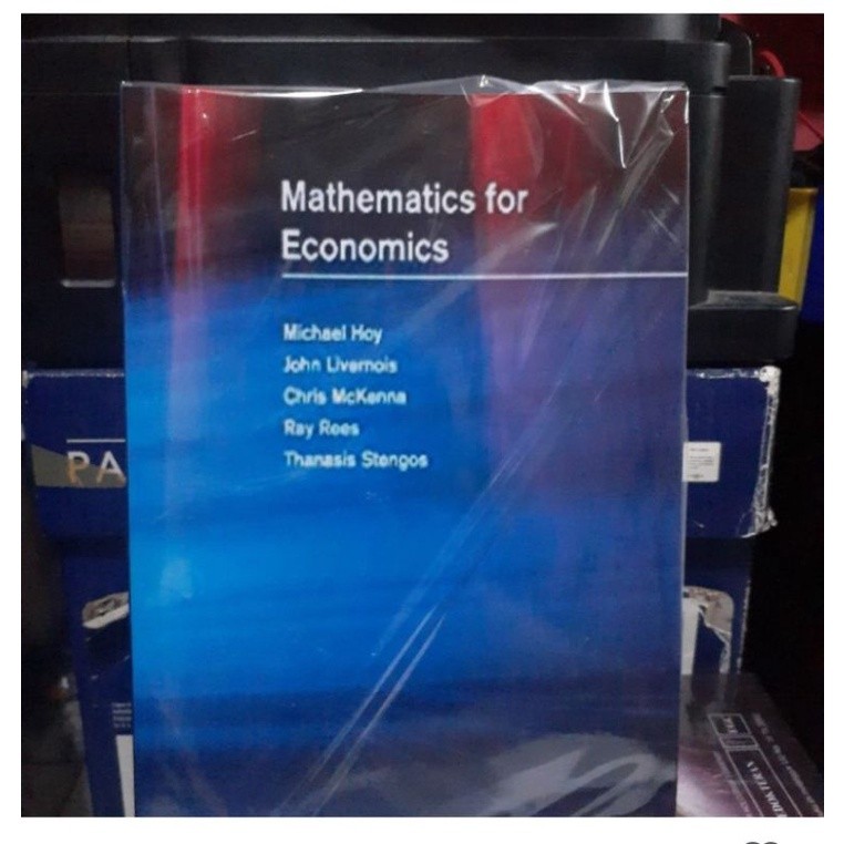 Buku Mathematics for Economics Michael Hoy