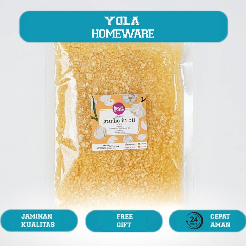 

Refill Canola Bawang Putih Cincang dalam Minyak (Minced Garlic in Oil) Refill