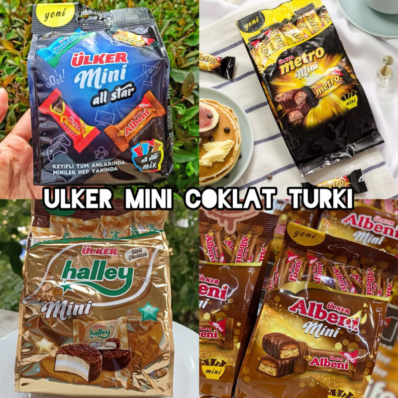 

[READY SEMUA VARIAN] ULKER MINI | Isi 12pcs | Coklat Turki | All Star Albeni Metro Halley Gofret | Cemilan Turki | Oleh Oleh Turki