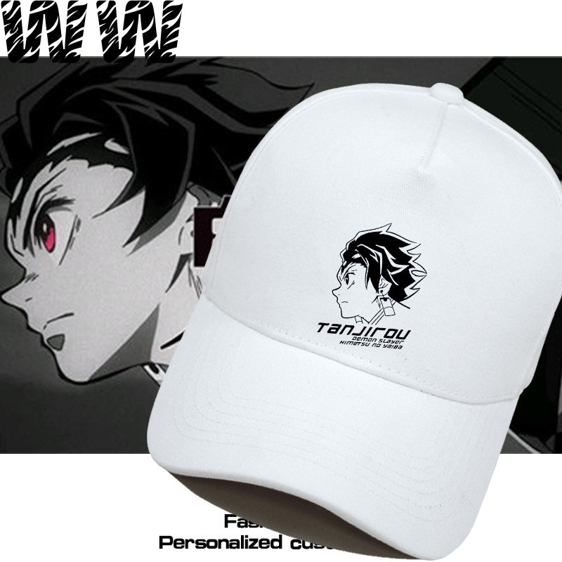 WW Topi/Topi Kolaborasi DEMON SLAYER/Topi Baseball Zaomen Tanjiro Kamado Inosuke Nezuko Zenitsu / To