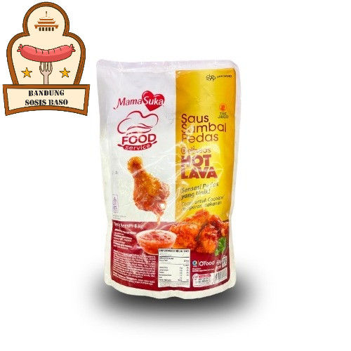 

Mamasuka Delisaos Hot Lava Volcano 1kg - Saus Pedas Ekstrem Andalan Usaha Kuliner