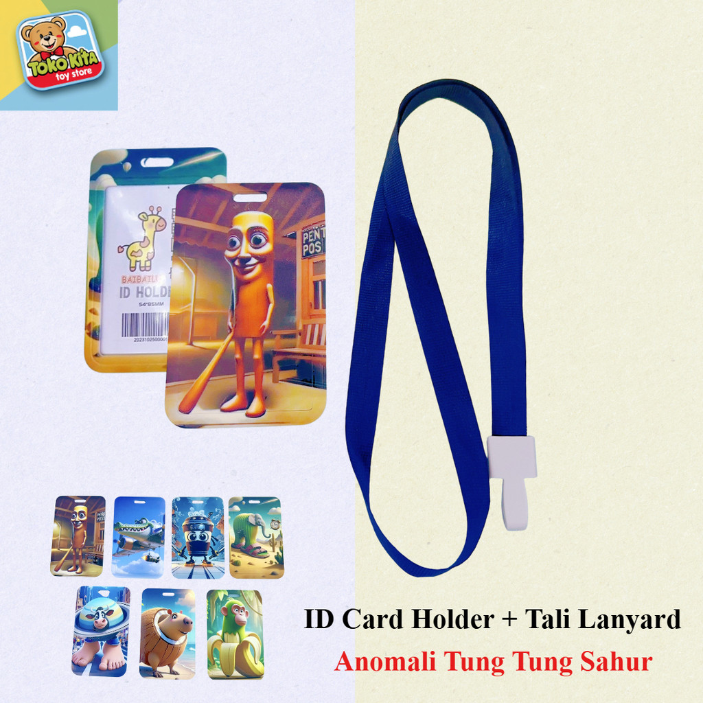 

Holder Kartu ID PVC Transparan Karakter Lucu Dengan Lanyard Tali Gantung Edisi Anomali