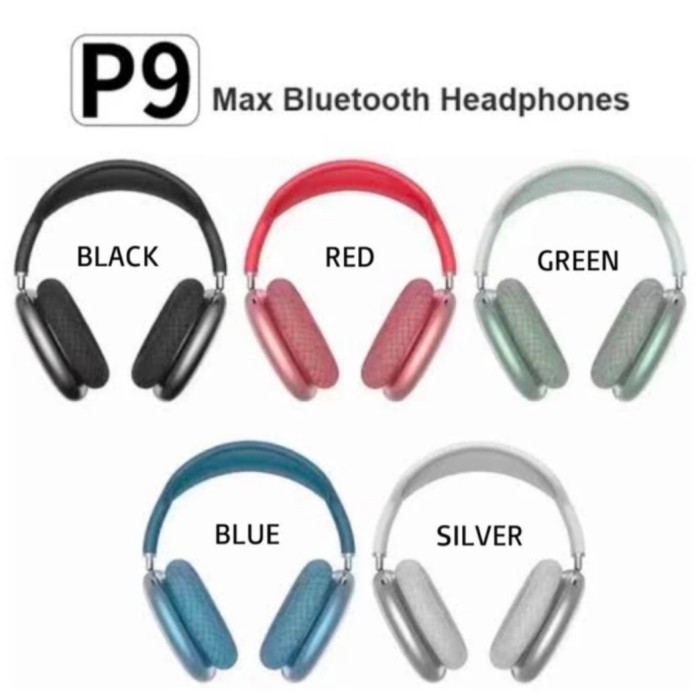 P9 Headset bluetooth P9 macaron headphone classy headset Wireless