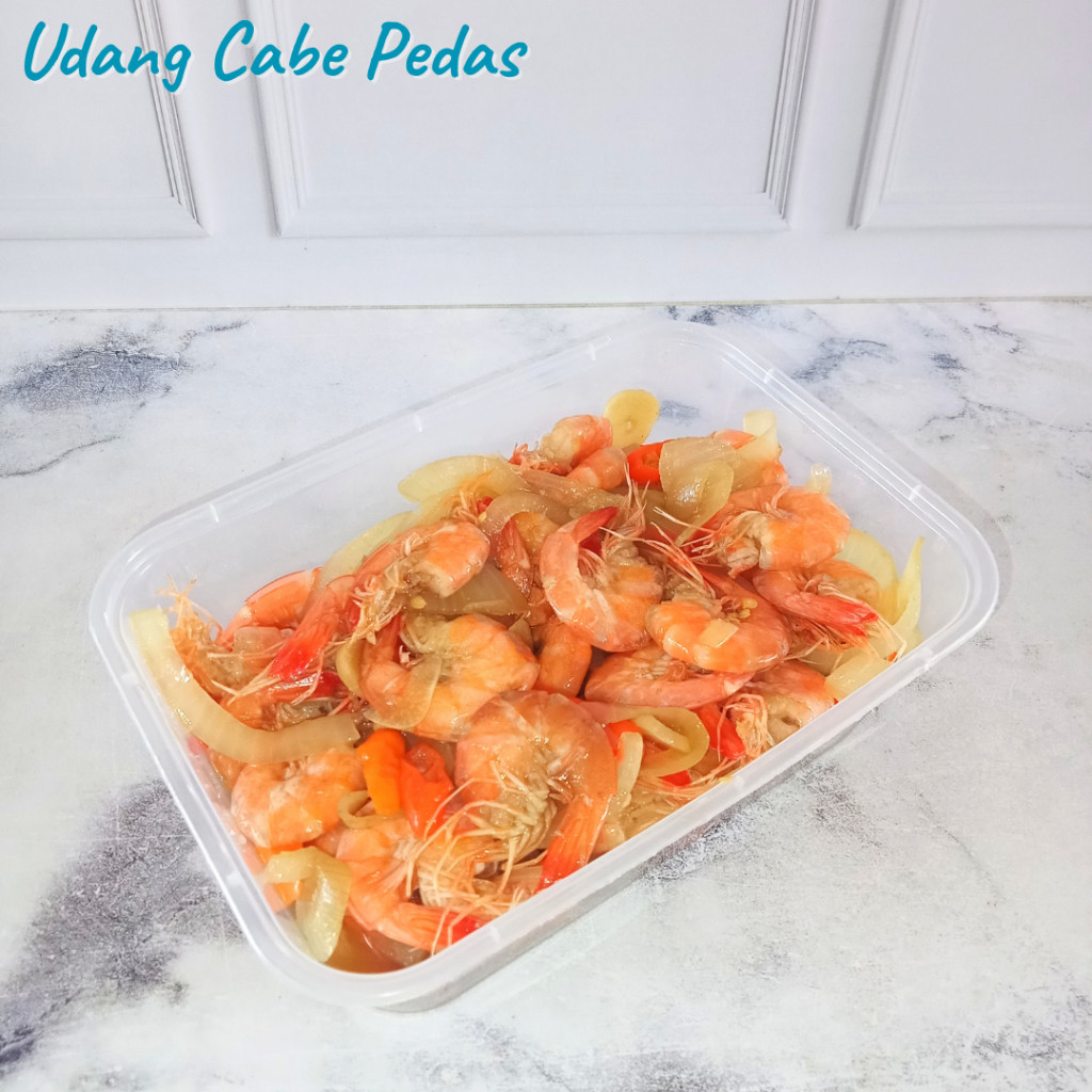 

Tumis Udang Cabe Pedas - Udang Cabe Pedas