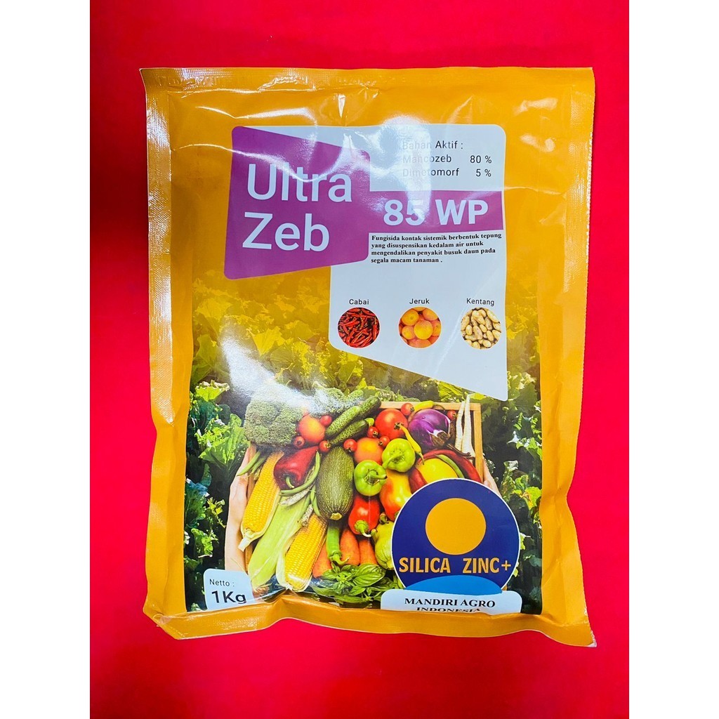 Fungisida kontak sistemik  ULTRAZEB mancozeb isi 1kg dari CV.MANDIRI AGRO