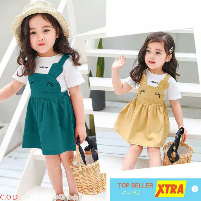 Pusat Baju JS BEAUTY SLEEP SL Jumpsuit Anak perempuan spandek Supliyer Fashion