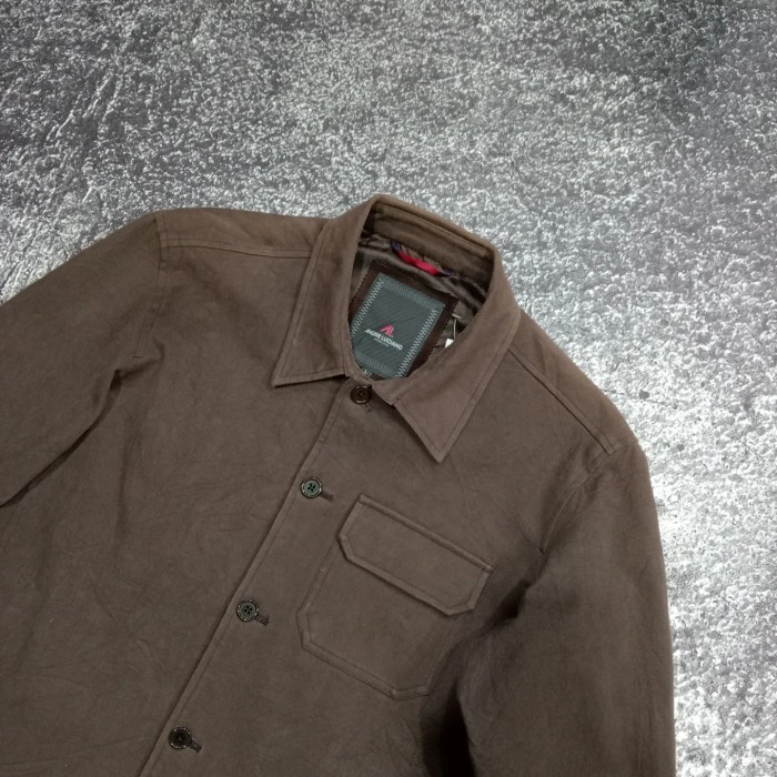 jaket Harrington pria semi parka Andre Luciano