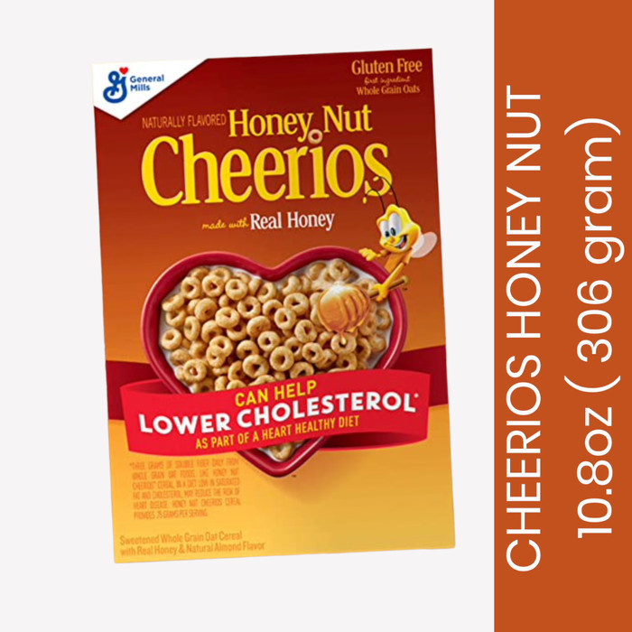 

CHEERIOS HONEY NUT CEREAL 10.8 OZ ( 306 GRAM ) | GENERAL MILLS USA