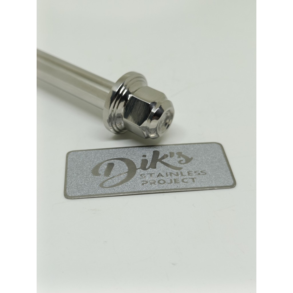 As roda depan scoopy ring 12 stainless