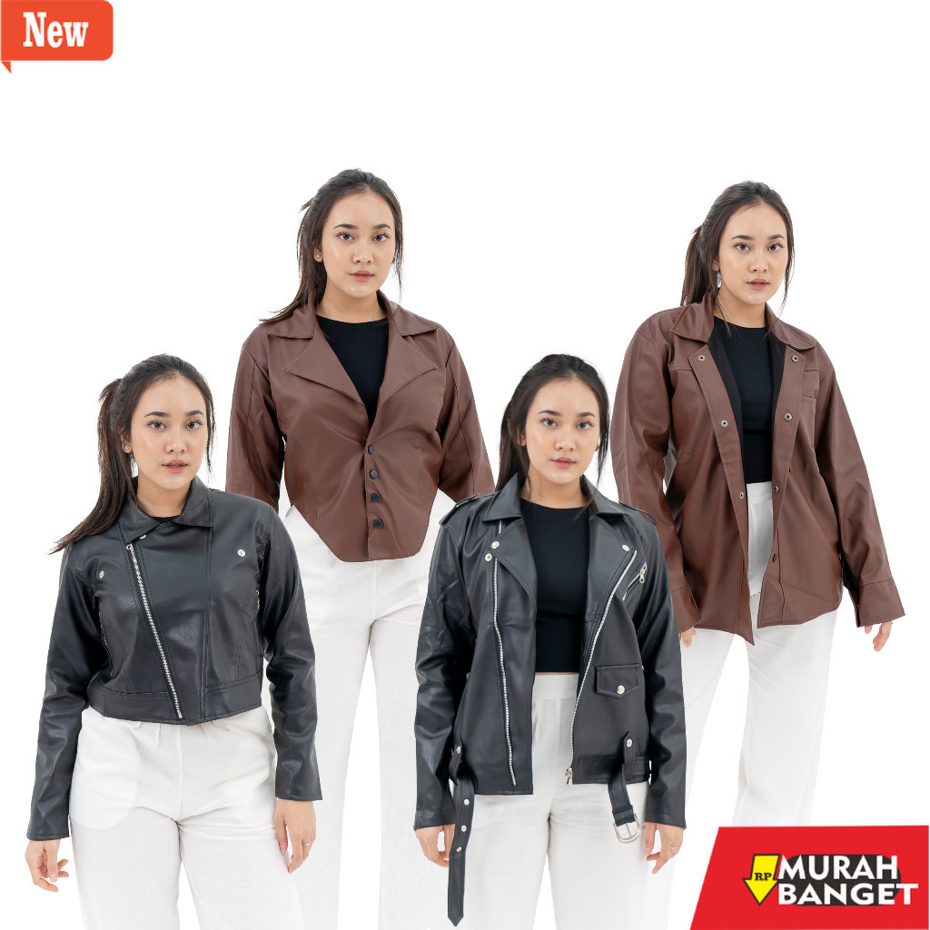 jaket kulit wanita hijab [GURLBUCKET] Jaket Kulit / Jaket / Outer Kulit "Pakaian Wanita"