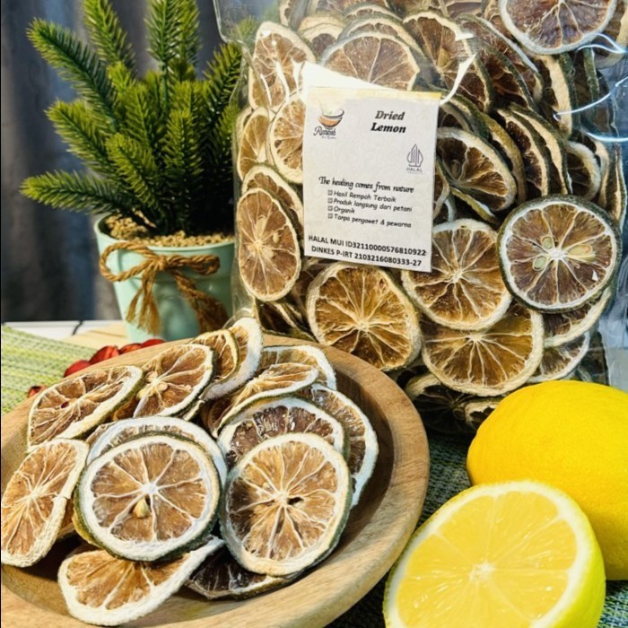 

HARGA TERJANGKAU Lemon Kering Iris 1 kg - Dried Lemon Slice - 250 gram