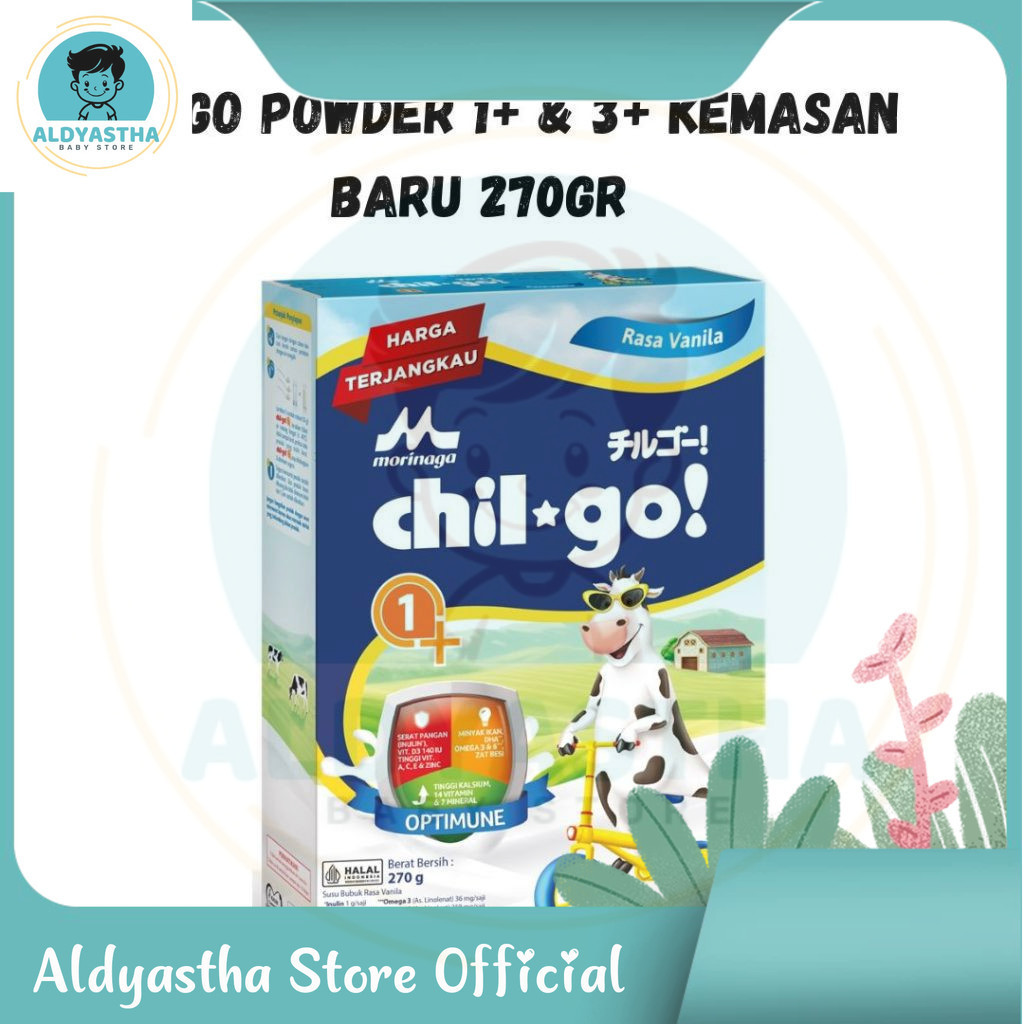 

Chil Go Susu Bubuk Morinaga 1+ Dan 3+ Madu/Vanila 270gr/Yastore