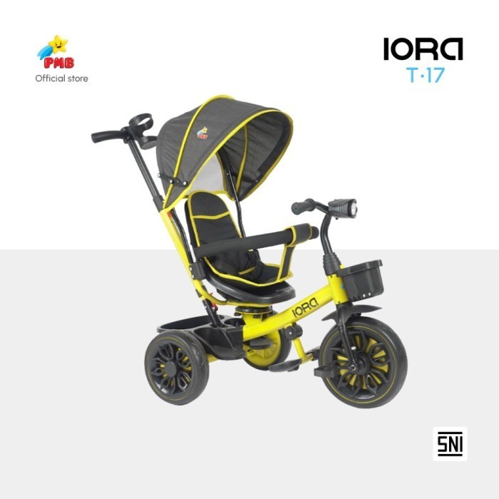 Stroller Sepeda Anak Roda Tiga PMB IORA T17 Tricycle T-17