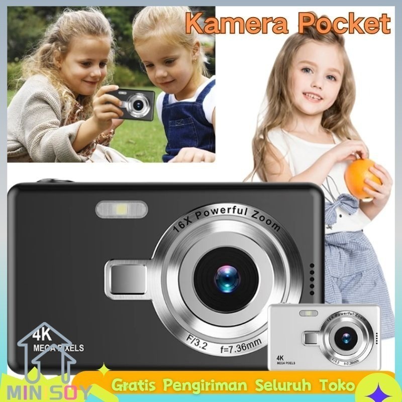 [COD] Kamera Pocket 48MP 1080P Kamera Digital HD 4K /Camera Pocket Retro / Digital Camera i20 Digica