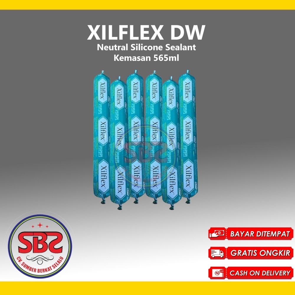 XILFLEX DW LEM Sosis Silicone Sealant Lem Kaca Kayu Aluminium Kusen DLL - Sealant Silicone Netral XI
