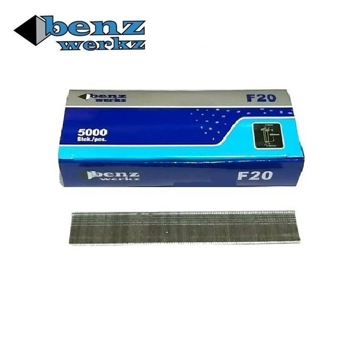 

Isi Staples BENZ KODENKI F20 MO Mesin Paku Tembak Lurus Mata Air Nailer Nail Gun Angin Stapler F 20 20MO