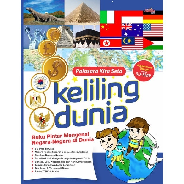 Buku Keliling Dunia Buku Pintar Mengenal Negara-Negara Di Dunia - Palasara Kira Seta - Saufa