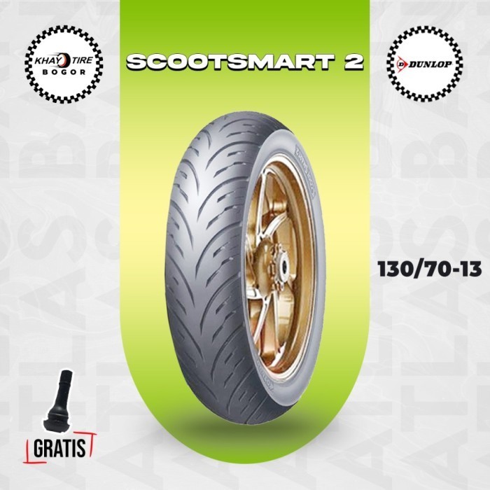 Ban Belakang Motor YAMAHA NMAX - DUNLOP SCOOTSMART 130/70 R13 Tubeless
