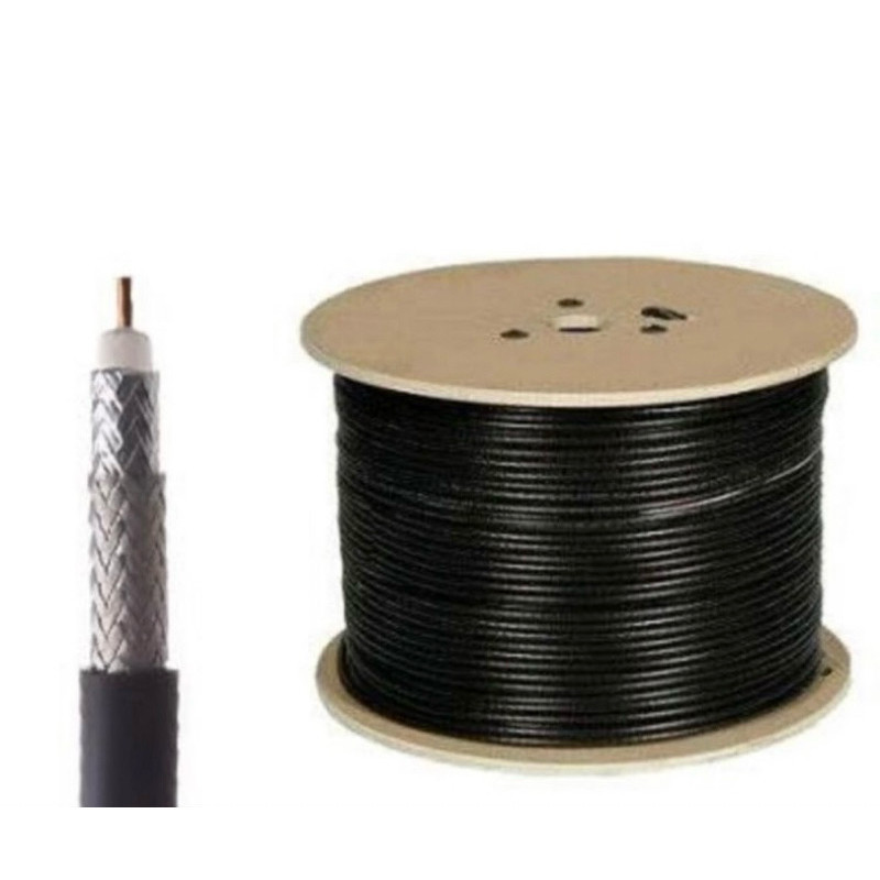 Kabel Coxial RG6 Kaons Kabel Antena TV Kabel Parabola Per Meter Tembaga Murni