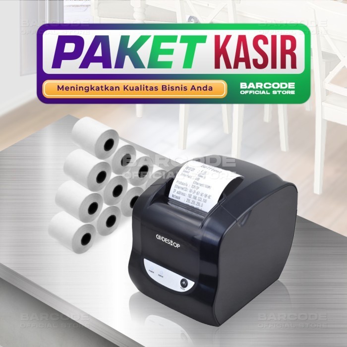 

Paket Printer Kasir Codeshop CBT-58ii + 10 Roll Kertas Thermal 57x40mm -TMA56