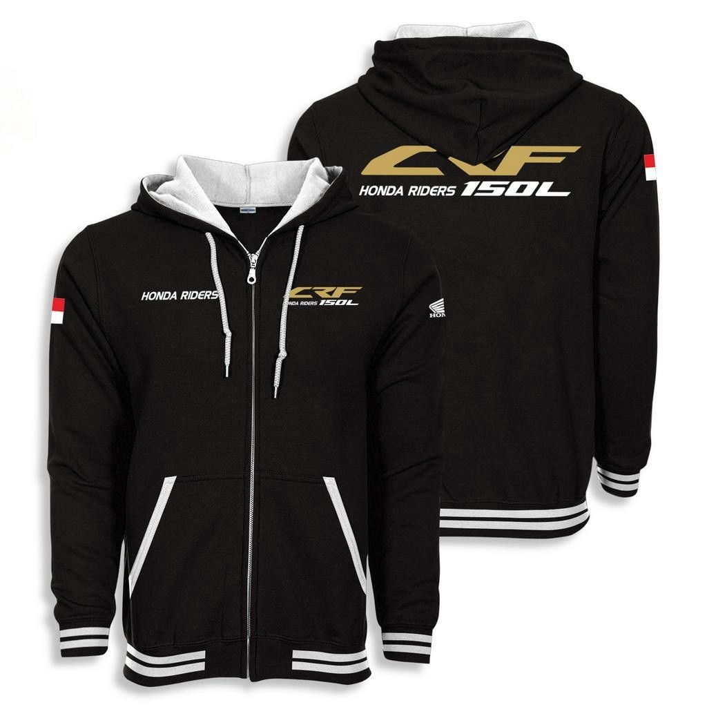 Jaket Komunitas Motor Honda Crf Indonesia Big Size - S M L XL XXL 3XL 4XL 5XL// PRODUK MURAH PROMO S