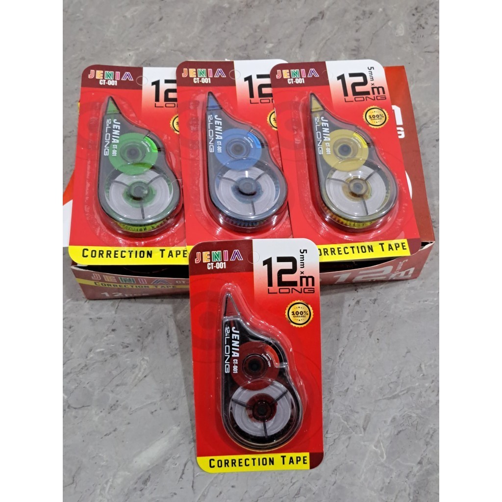 

HFM - Correction Tape Jenia CT-001 Tip Ex 12m