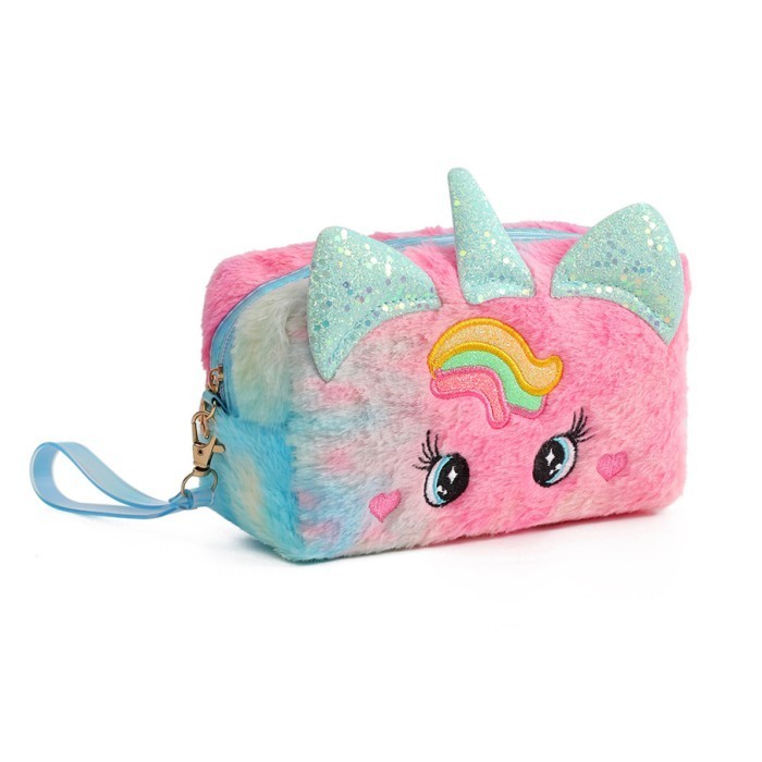 

NEW ! BEST SELLER Kotak Pensil Pouch Make up Unicorn Wadah Aksesoris Alat Tulis Unicorn Alat Rias Tempat Pencil Bulu Tanduk Kado Ultah Lucu - Tanduk Tosca