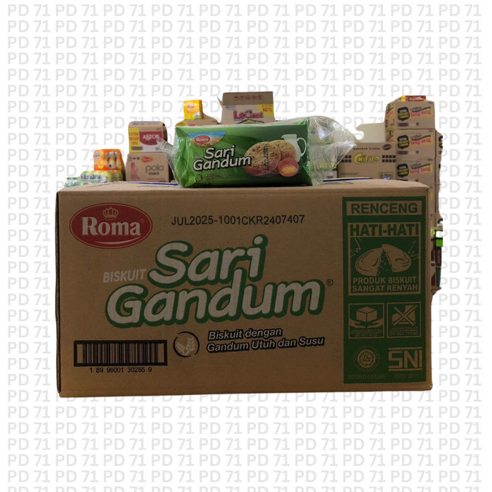 

Roma Biskuit Sari Gandum Kemasan Dus Isi 120 Pcs