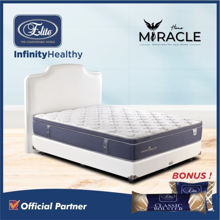 Kasur Springbed Elite Infinity Healthy (Full Set & Kasur)