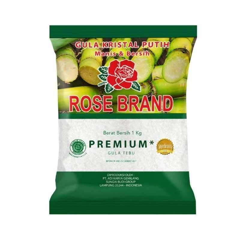 

Rose Brand Gula Putih Gula Pasir 1 kg