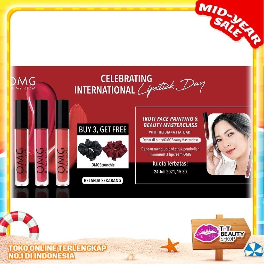 OMG Gift Scrunchie | OMG Gift Kunciran | OMG Lipstick | OMG Voucher