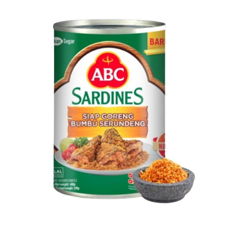 

ABC SARDINES SERUNDENG 400G