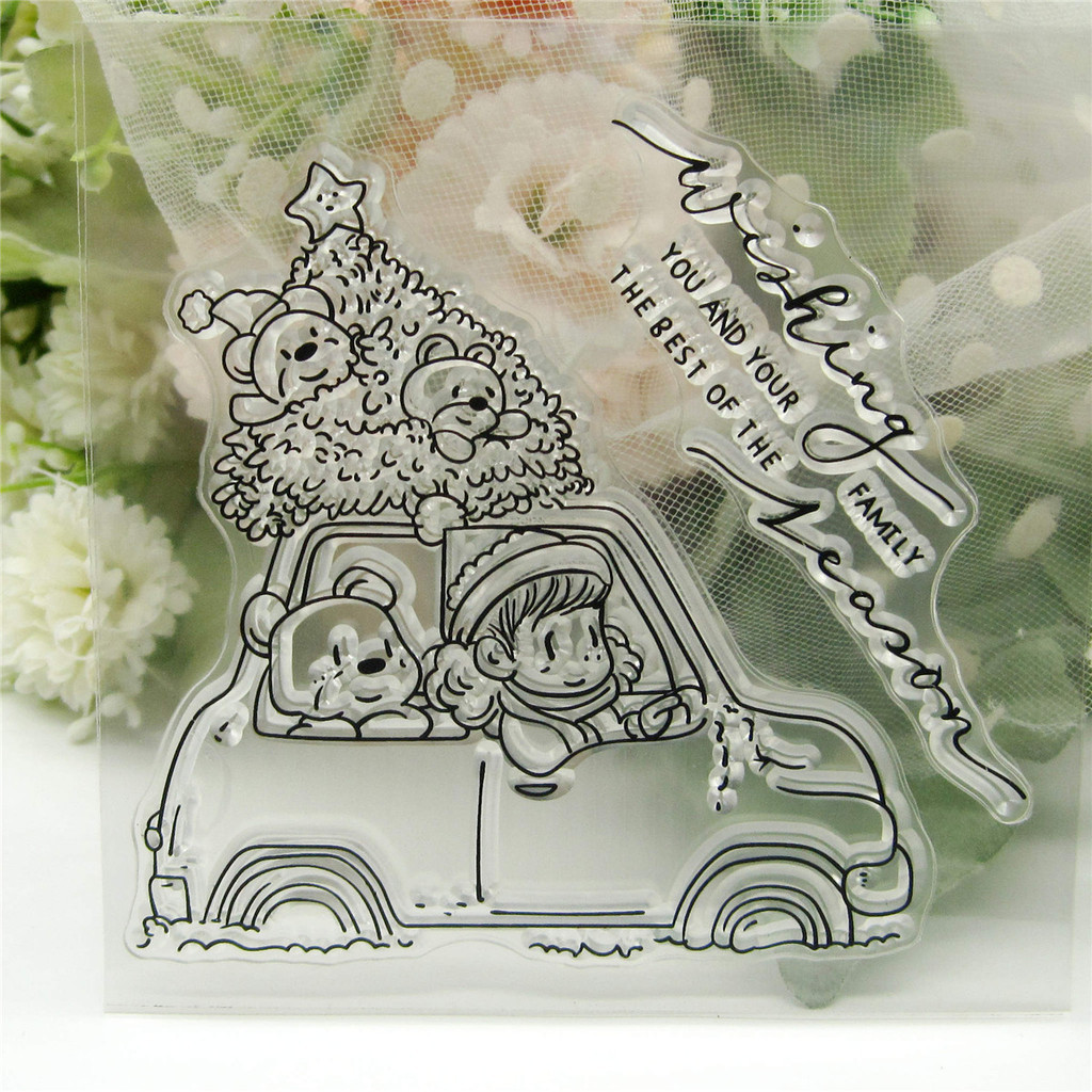 

Custom Clearon Way-Transparent Silicone Rubber Stamp, Metal Die Sheet Cling, DIY Scrapbooking, Cute Pattern, Photo Album, Home