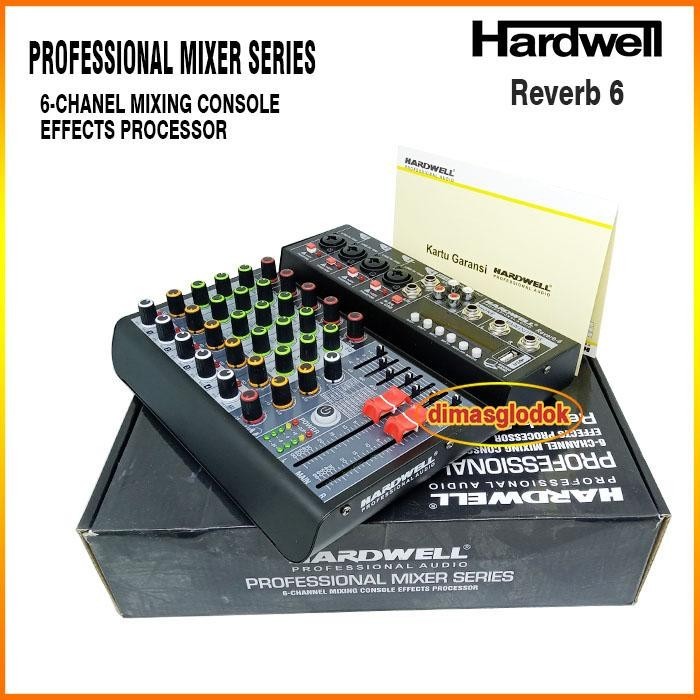 Mixer HARDWELL Reverb 6 Original Mikser Audio Hardwell Mixer 6 Channel hardwell