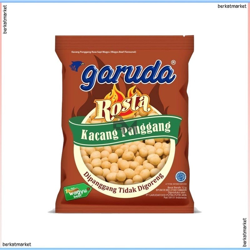 

SNACK GARUDA ROSTA KACANG PANGGANG WAGYU BEEF 95G KACANG