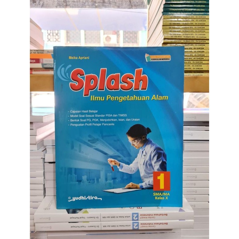 PROMO ORIGINAL Buku SPLASH IPA Kelas 10 X SMA SMK Kurikulum Merdeka Yudhistira