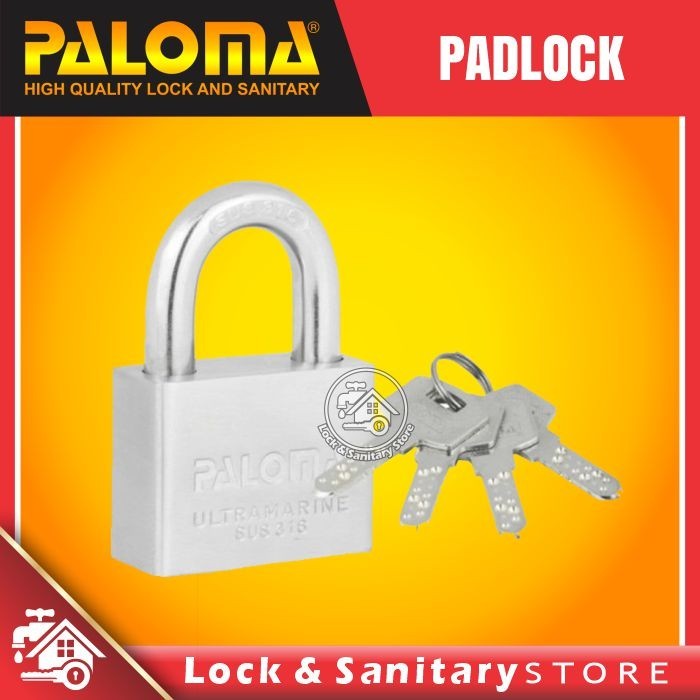 Gembok PALOMA ULTRAMARINE PLP 7117 70mm SUS316 Gembok Anti Cairan