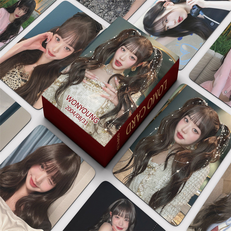 

55pcs KPOP IVE Jang Won Young Album 2024 LOMOCard WonYoung Rei LIZ Leeseo Yujin GAEUL Girl's Collection Gift Postcard Photo Card