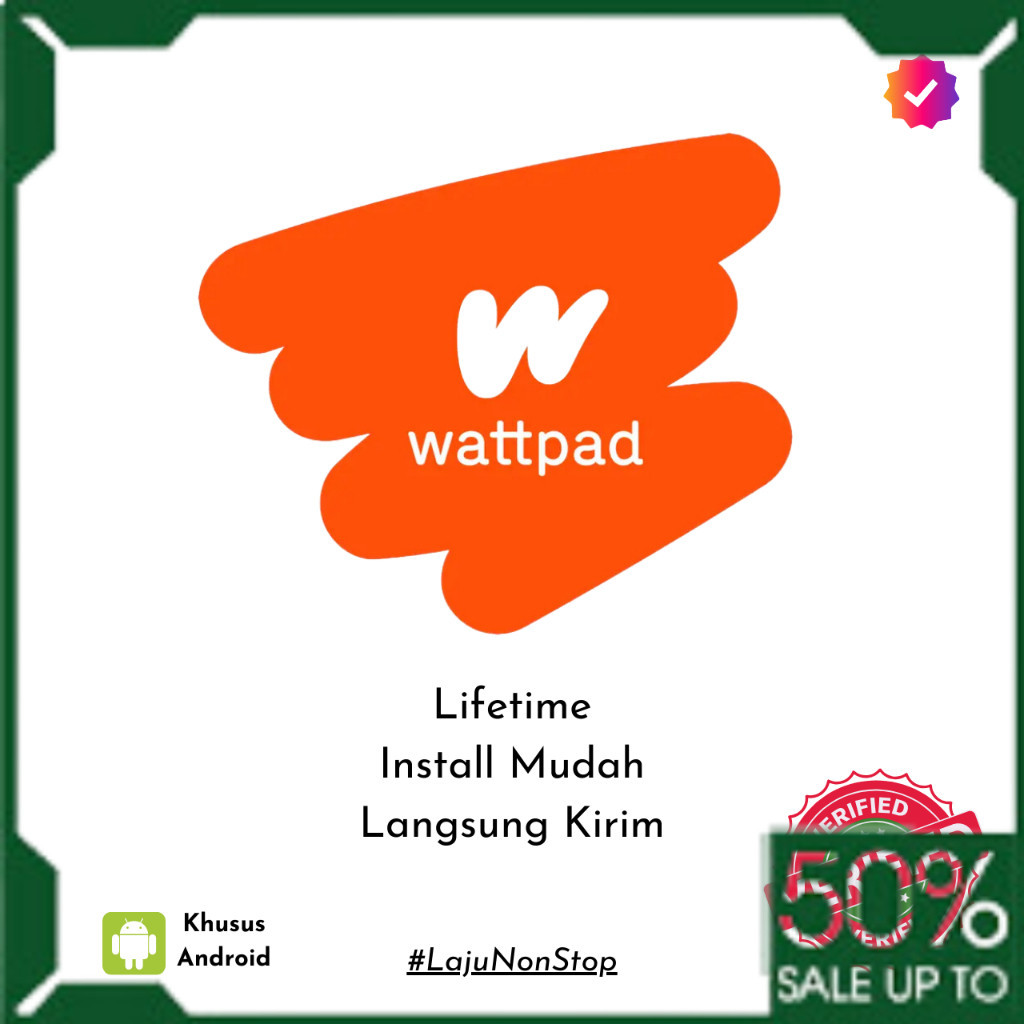 Beli 2 Gratis 1 Wattpad Premium Lifetime Bergaransi Selamanya