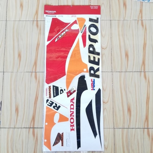 grafik graphic striping sticker stripe body fairing kanan original ori honda cbr150r cbr150 cbr 150 