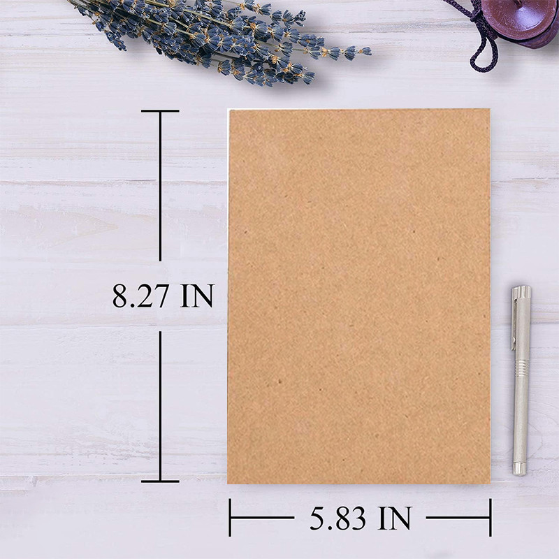 

50/100/200pcs 21×14.8cm/8.2×5.8 in Kraft Paper Card paper, DIY Gift Packing Cardboard Paper Blank Postcard hand-drawn doodles ﻿