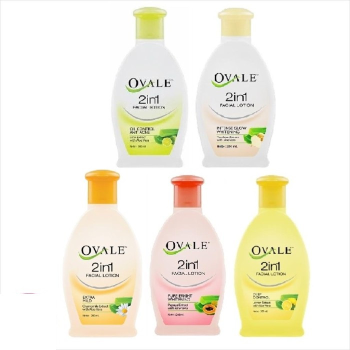 Ovale Facial Lotion Pembersih Wajah Ovale  Face Lotion Ovale
