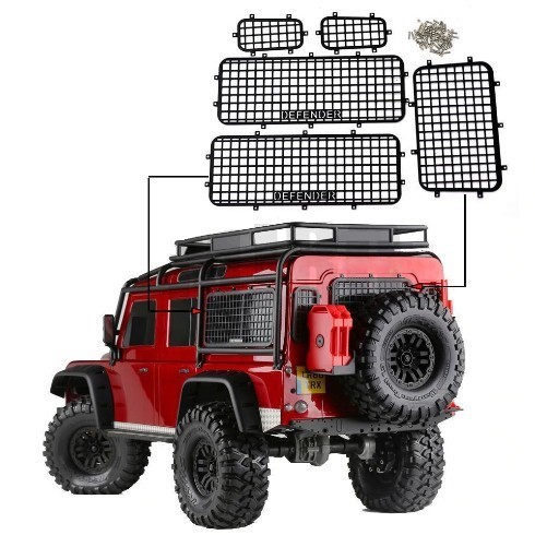 OG99 METAL WINDOW COVER TRAXXAS TRX4 DEFENDER MESH COVER
