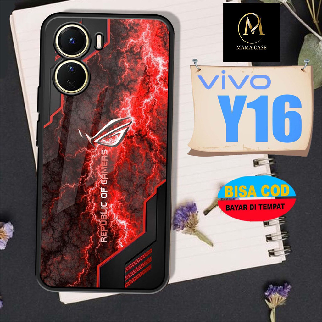 Case VIVO Y16 MamaCase.id Motif [ ROG ] Case Hp Glossy Casing Hardcase Softcase Bisa cod