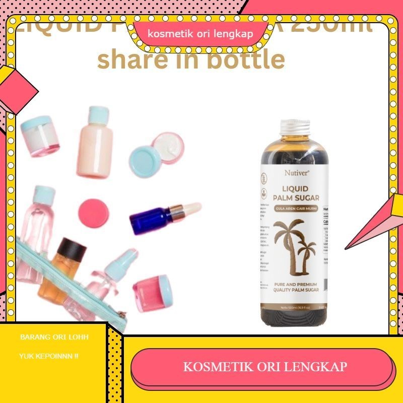 

SHARE IN BOTTLE NUTIVER | LIQUID PALM SUGAR 250ML | GULA AREN CAIR ORGANIK | LIQUID BROWN SUGAR ASLI | 100% GULA NIRA AREN | LIQUID PALM | KOL