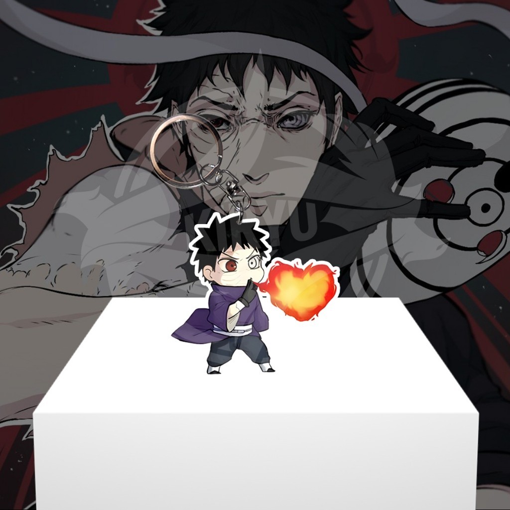 Gantungan Kunci Gantungan HP Anime Naruto Uchiha Obito - Ganci Akrilik - Keychain Acrylic