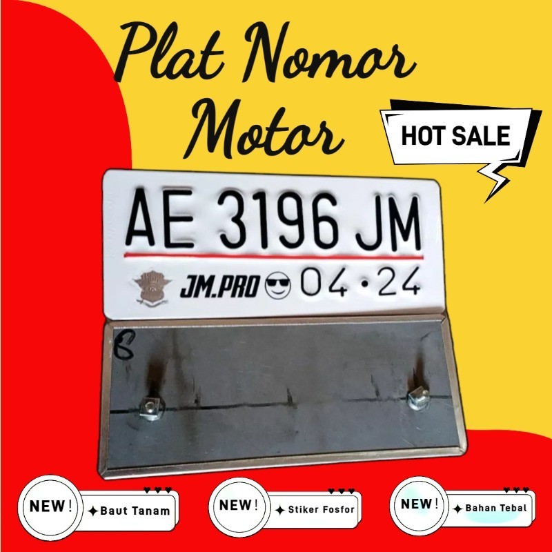 plat motor ori baut tanam