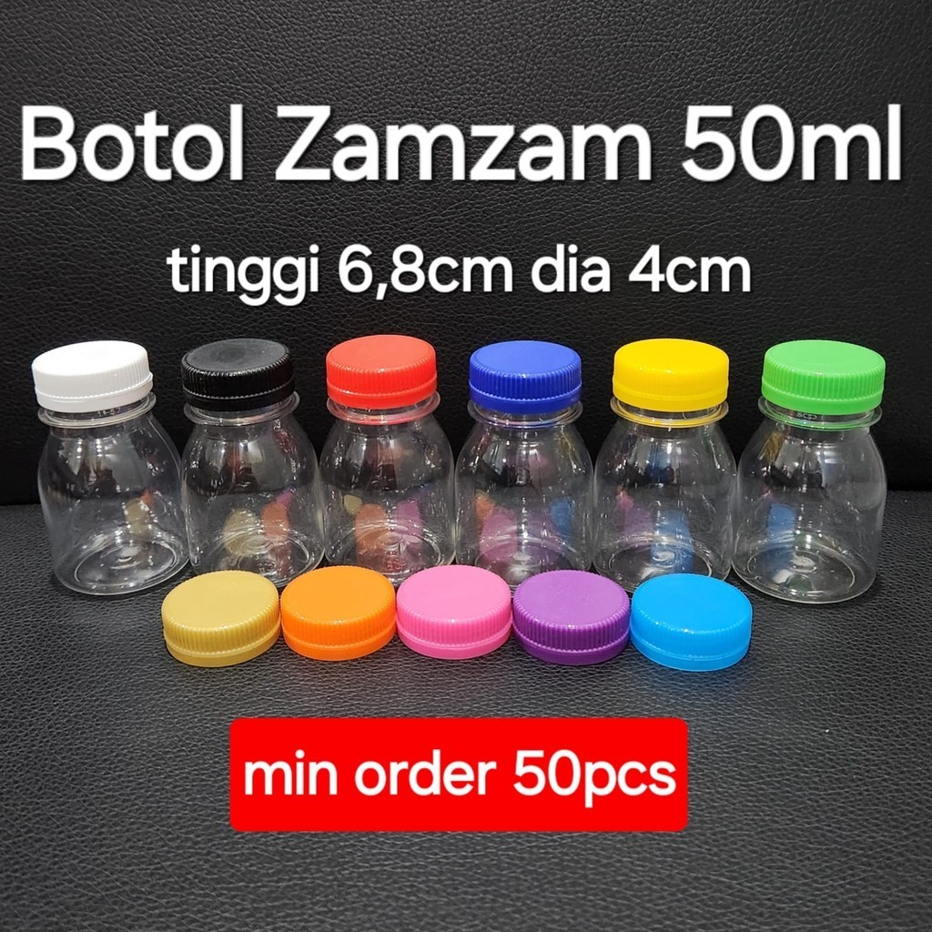 Botol Zam Zam 50ml PET | Botol 50ml