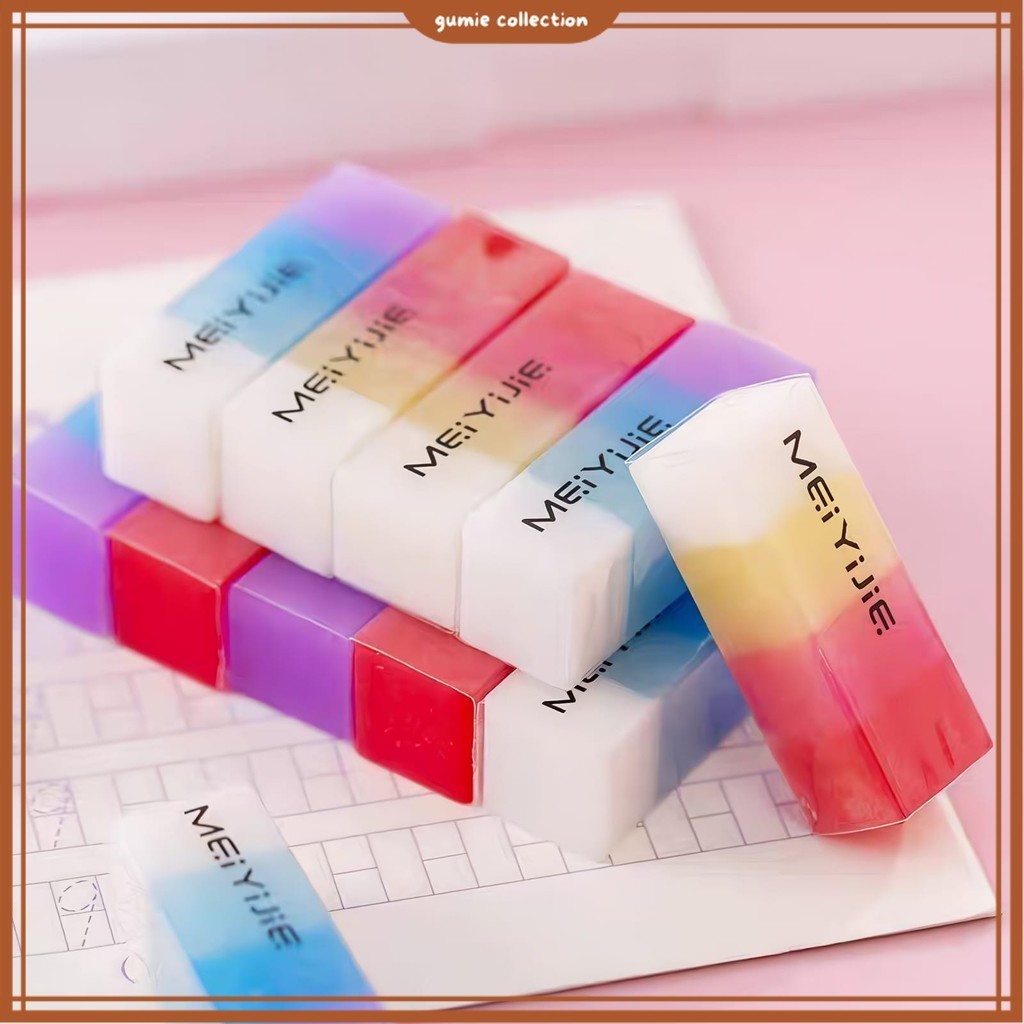 

GC - PENGHAPUS PENSIL ALAT TULIS WARNA COLORFUL / STIP PENGHAPUS LUCU MURAH