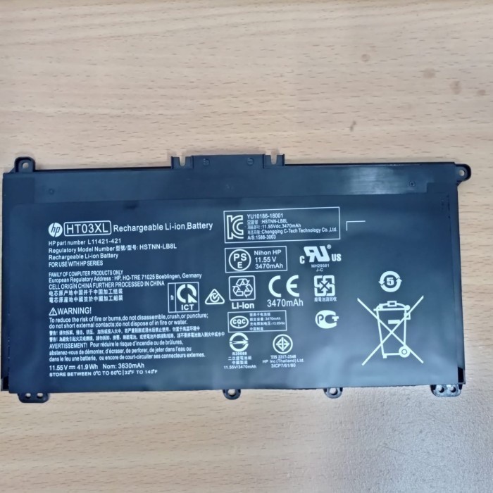 Baterai Laptop HP 14s-dk0075AU 14s-dk0127AU 14s-dk1510AU 14s-dk0126AU